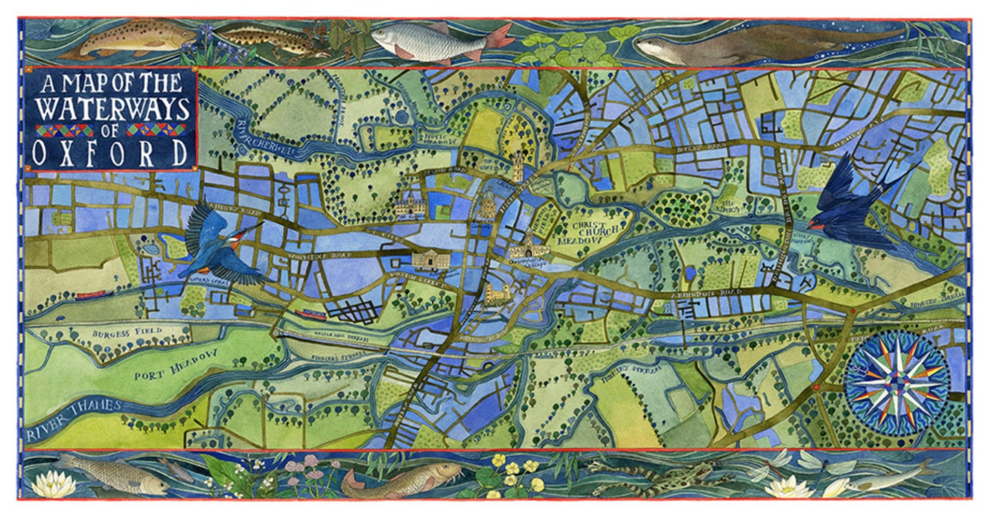 A Map of Oxford Waterways