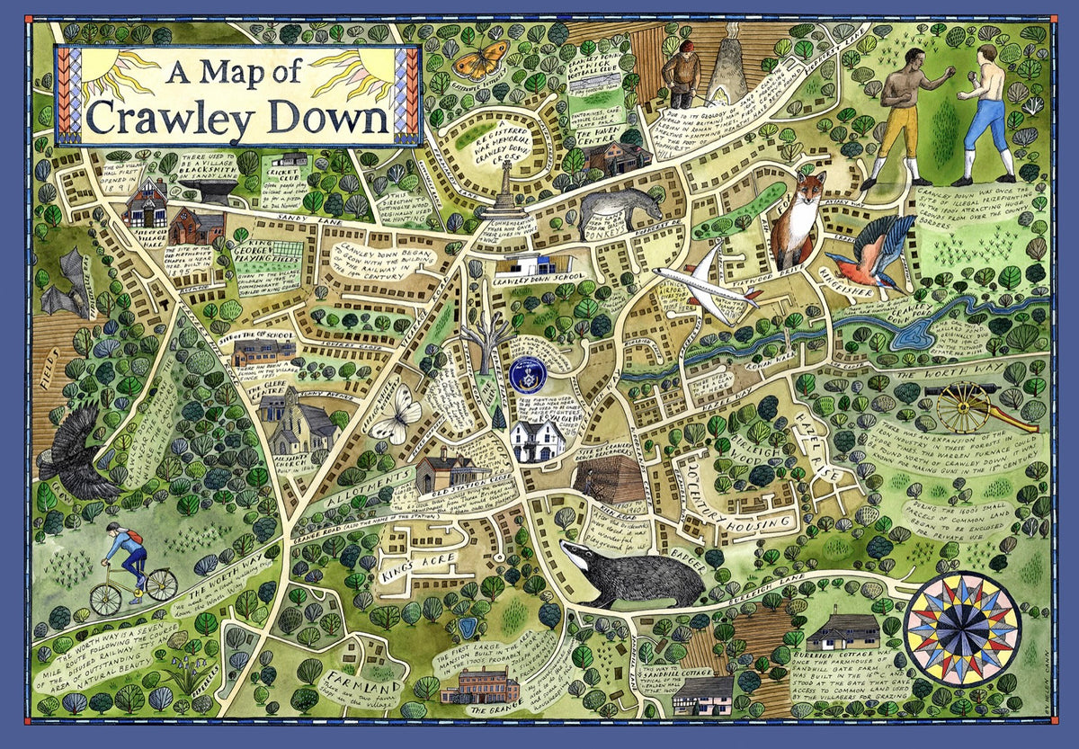A Map of Crawley Down